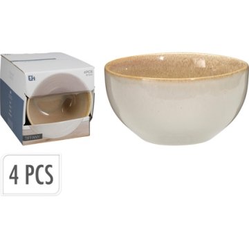 EXCELLENT Komplet skled KO-Q07000020 4 kosi 580 ml bež