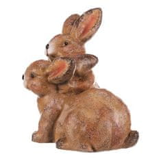Autronic Vrtni okraski Rabbit par - magnezij, rjava barva (MT775)