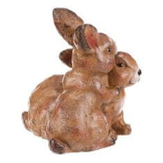 Autronic Vrtni okraski Rabbit par - magnezij, rjava barva (MT775)