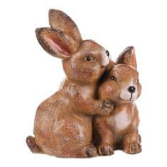 Autronic Vrtni okraski Rabbit par - magnezij, rjava barva (MT775)