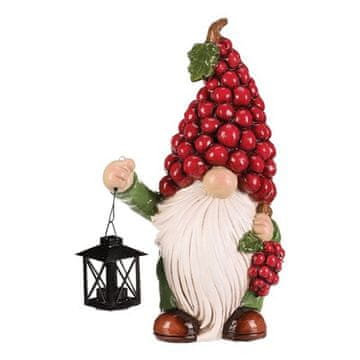 Autronic Vrtni škrat malina - magnezij, čajna sveča, rdeča barva (MT823-L)