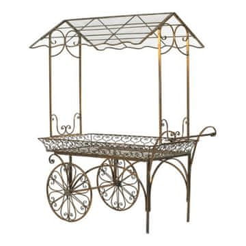 Autronic Okrasitev Otroški voziček Metal, zlate barve (FUP560)