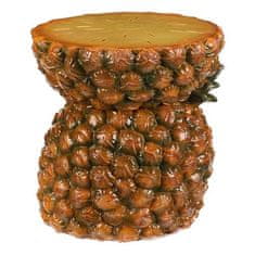 Autronic Tabure ananas - manjši, magnezijev, rumeno-oranžne barve (MT808)