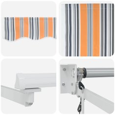 Vidaxl Solarna električna tenda 5 x 3 m