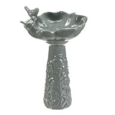 Autronic Napajalnik/krmilnik keramika, roža s pticami, stoječa, temni mentol (KEX6004 GRN3-L)