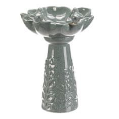 Autronic Napajalnik/krmilnik keramika, roža s pticami, stoječa, temni mentol (KEX6004 GRN3-S)