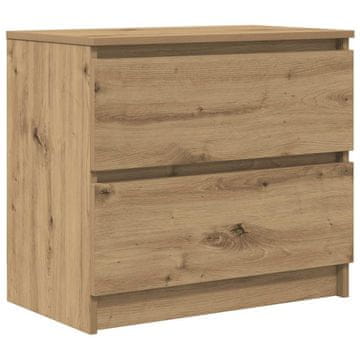 Vidaxl TV omarica artisan hrast 60x35x54 cm inženirski les