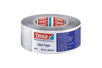 Tesa Popravilni trak 148845 Textile repair tape 50 m x 50 mm, silver, Duct Tape
