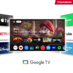 Thomson 24HQG3S15CW QLED TV sprejemnik, 61cm (24"), HD, Google TV, Dolby Audio, Google Assistant, Chromecast, bel