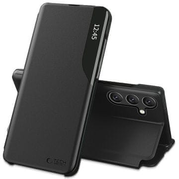 Tech-protect Smart View knjižni etui za Samsung Galaxy A57 5G, črn