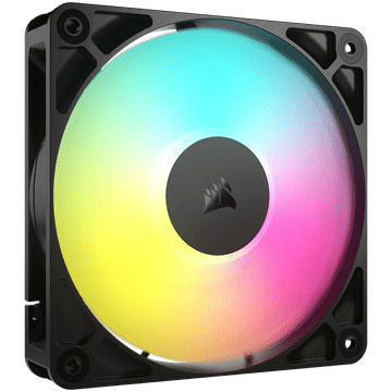Corsair RS120 ventilator, ARGB, 120 mm PWM, črn (CO-9050180-WW)