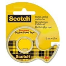 Scotch Obostranski lepilni trak - kolut, 12 mm x 6,3 m, kos