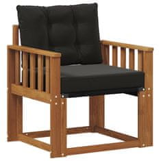 Vidaxl 2 Kos Zunanji kavč Masiven les akacije Naravna