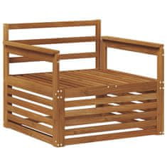 Vidaxl 2 Kos Zunanji kavč Naravna