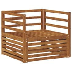 Vidaxl 2 Kos Zunanji kavč Naravna