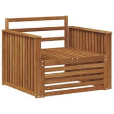 Vidaxl 2 Kos Zunanji kavč Naravna