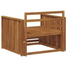 Vidaxl 2 Kos Zunanji kavč Naravna