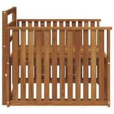 Vidaxl 2 Kos Zunanji kavč Naravna