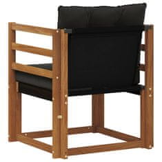 Vidaxl 2 Kos Zunanji kavč Masiven les akacije Naravna