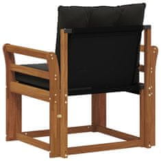 Vidaxl 2 Kos Zunanji kavč Masiven les akacije Naravna