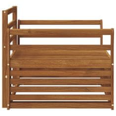 Vidaxl 2 Kos Zunanji kavč Naravna