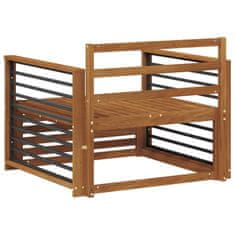 Vidaxl 2 Kos Zunanji kavč Naravna