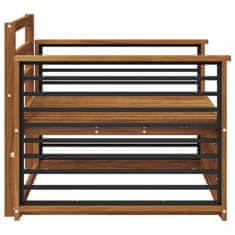 Vidaxl 2 Kos Zunanji kavč Naravna