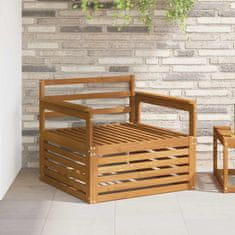 Vidaxl 2 Kos Zunanji kavč Naravna