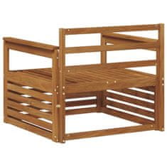 Vidaxl 2 Kos Zunanji kavč Naravna