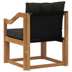 Vidaxl 2 Kos Zunanji kavč Masiven les akacije Naravna