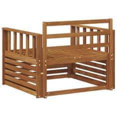 Vidaxl 2 Kos Zunanji kavč Naravna