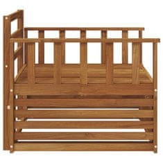 Vidaxl 2 Kos Zunanji kavč Naravna