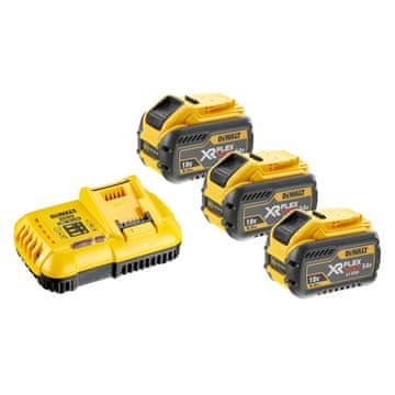shumee komplet 3 baterij 54V Li-Ion 9.0Ah + polnilnik DeWALT DCB118X3-QW