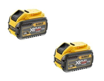 shumee DEWALT BATERIJA 18 54V 9.0 3.0Ah FLEXVOLT DCB547 2 kosa.