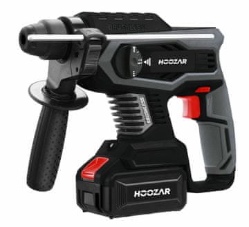 shumee HOOZAR BREZKRTAČNI UDARLJIVI VRTALNIK SDS+ 18V 2x4,0Ah 2,2J RH10BL