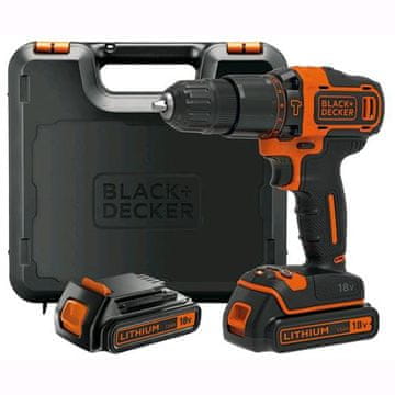 shumee BLACK + DECKER UDARNI VIJAČNIK 18V 2 x 1,5Ah KOVČEK