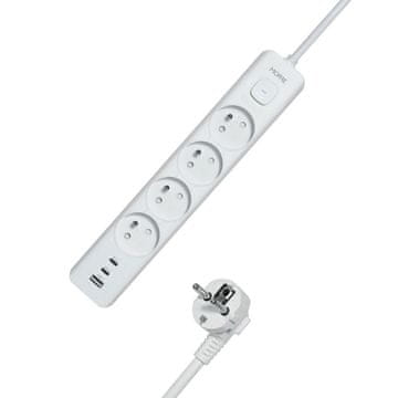 shumee TIROSS MORRE RAZDELILNIK 4G USB, 2xUSB C, 1,5 m