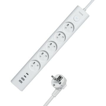 TIROSS MORRE 5G podaljšek 2x USB, 2x C 1,5 m