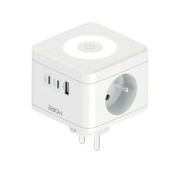 shumee TIROSS MORRE CUBE SPLITTER 2G, USB, 2xUSB C + ŽARNICA