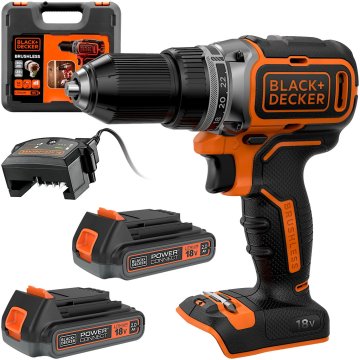 Black+Decker 18V BL186KB izvijač 52Nm 2x2,0 Ah BL
