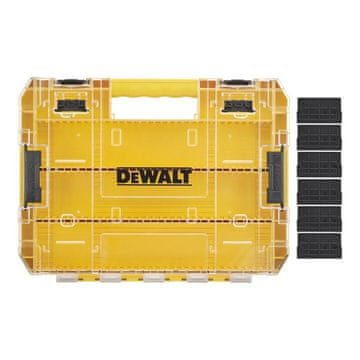 shumee DEWALT VELIKI KOVČEK TOUGHCASE + PREDALNIKI, ZDRUŽLJIV S TSTAK DT70839-QZ