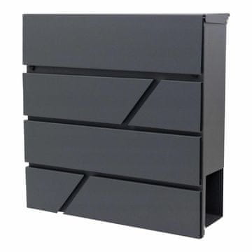 shumee AW POŠTNI NABIRALNIK ANTRACIT 45 370x370x105mm