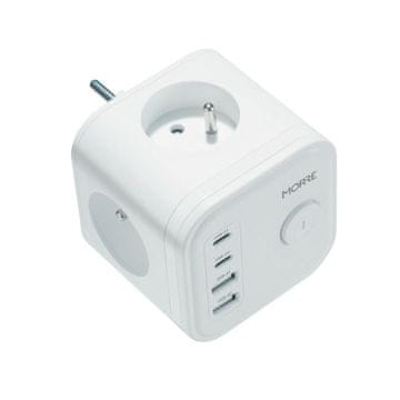 shumee TIROSS MORRE CUBE SPLITTER 3G, 2xUSB, 2xUSB C