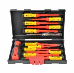 awtools komplet izoliranih izvijačev 1000V VDE S2, 13 kosov