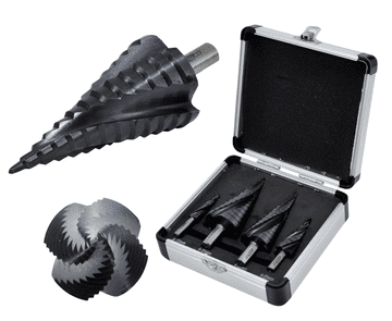 shumee AWTOOLS M2-TiAlN KOMPLET SPIRALNIH SVEDROV, 4-delni, 4-12 mm, 4-20 mm, 4-32 mm, 4-39 mm, BL