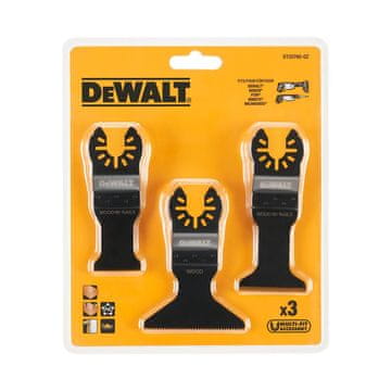 DeWalt DT20760 komplet rezil za večnamensko orodje, 3 kosi