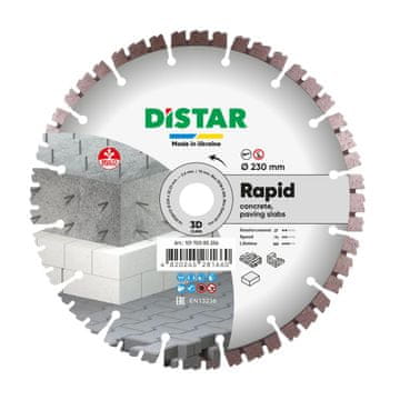 shumee DISTAR RAPID DIAMANTNO REZILO 230 x 2,4 1,5 x 10 x 22,23-16
