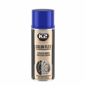 shumee K2 SINTETIČNI KAVČUKOV SPREJ. COLOR FLEX GUMIČNI SPREJ - MODER 400 ML