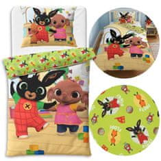 Bing Bing in Sula Obratna otroška posteljnina z zadrgo, 100 % bombaž 140x200cm+70x90cm OEKO-TEX