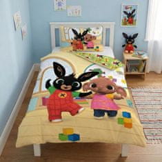 Bing Bing in Sula Obratna otroška posteljnina z zadrgo, 100 % bombaž 140x200cm+70x90cm OEKO-TEX